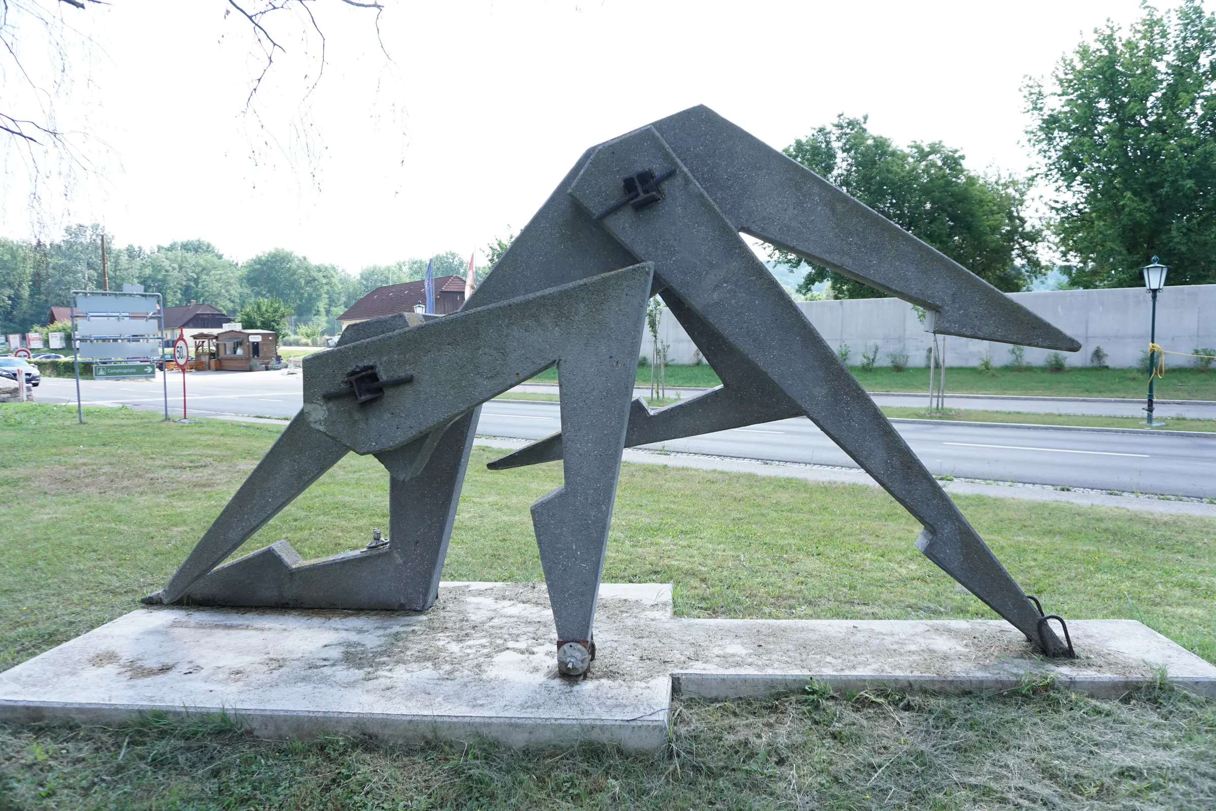 Auf die Plätze, fertig, Feuer, los — Skulptur im öffentlichen Raum, o. J.